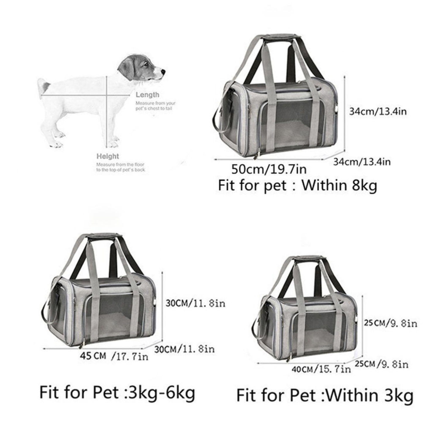 Pet Bag With Car Compatiblity