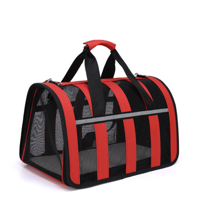 Travel Pet Carrier Bag Anti-Bite Anti-Scratch Mesh
