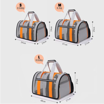 Airline Approved Oxford Dog & Cat Travel Carrier Backpack