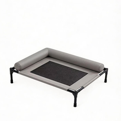 Premium Elevated Cooling Dog & Cat Bed | Waterproof Breathable Raised Pet Cot with Washable Mesh