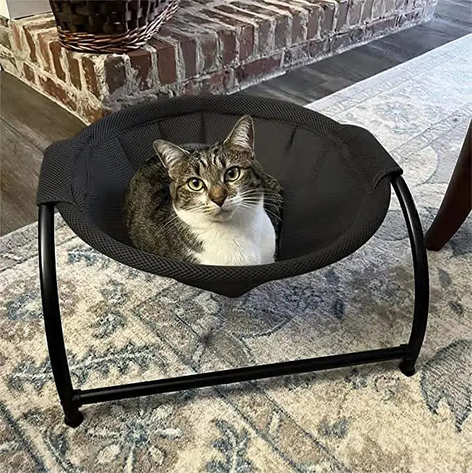 Premium Portable Pet Bed with Elevated Metal Stand
