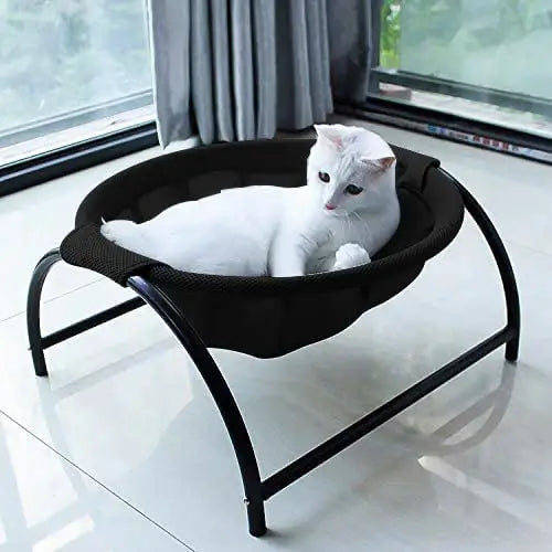 Premium Portable Pet Bed with Elevated Metal Stand