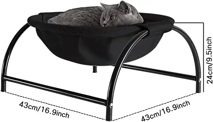 Premium Portable Pet Bed with Elevated Metal Stand