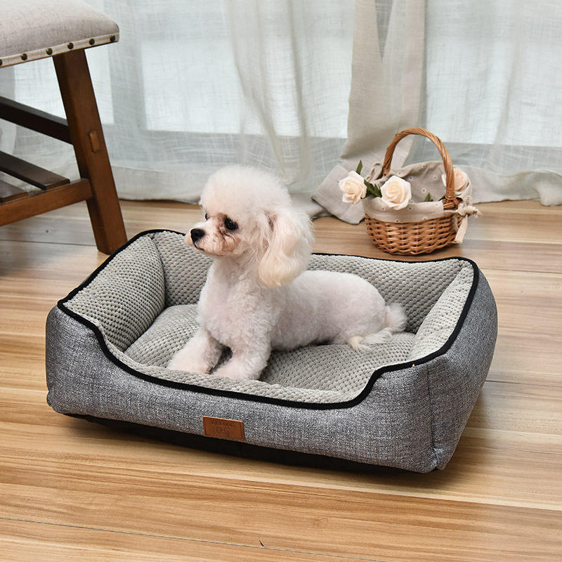 Premium Sofa Style Pet Bed – Luxury Cushioned Comfort Bed