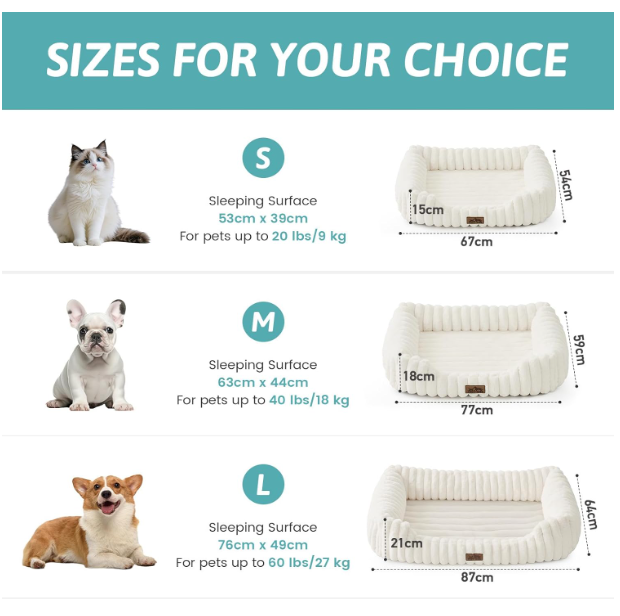 Rectangular Bed With Cuts (S)