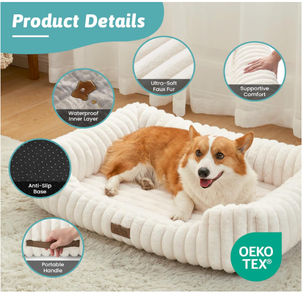 Rectangular Bed With Cuts (S)