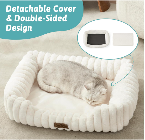 Rectangular Bed With Cuts (S)